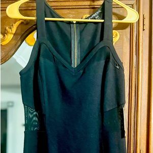 Express black cocktail dress